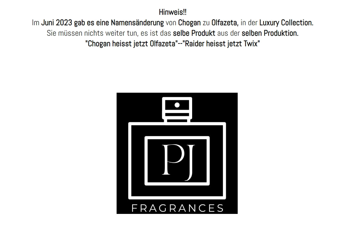 Ein kraftvoller, maskuliner Duft voller Tiefe und Eleganz!!! Luxury Herrenparfum Parfum Extrait 30% Essenz - ORIGINAL CHOGAN PARFUM - NR. 075